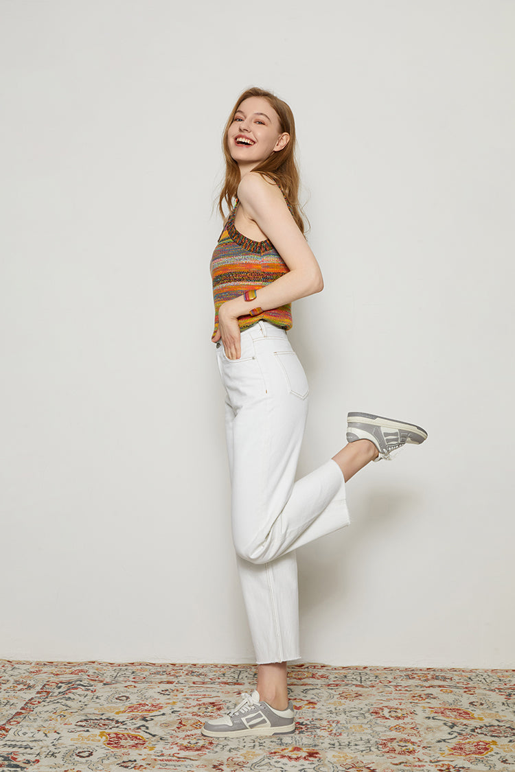 Hey Joanie 70'S Crop Loose Straight Jeans