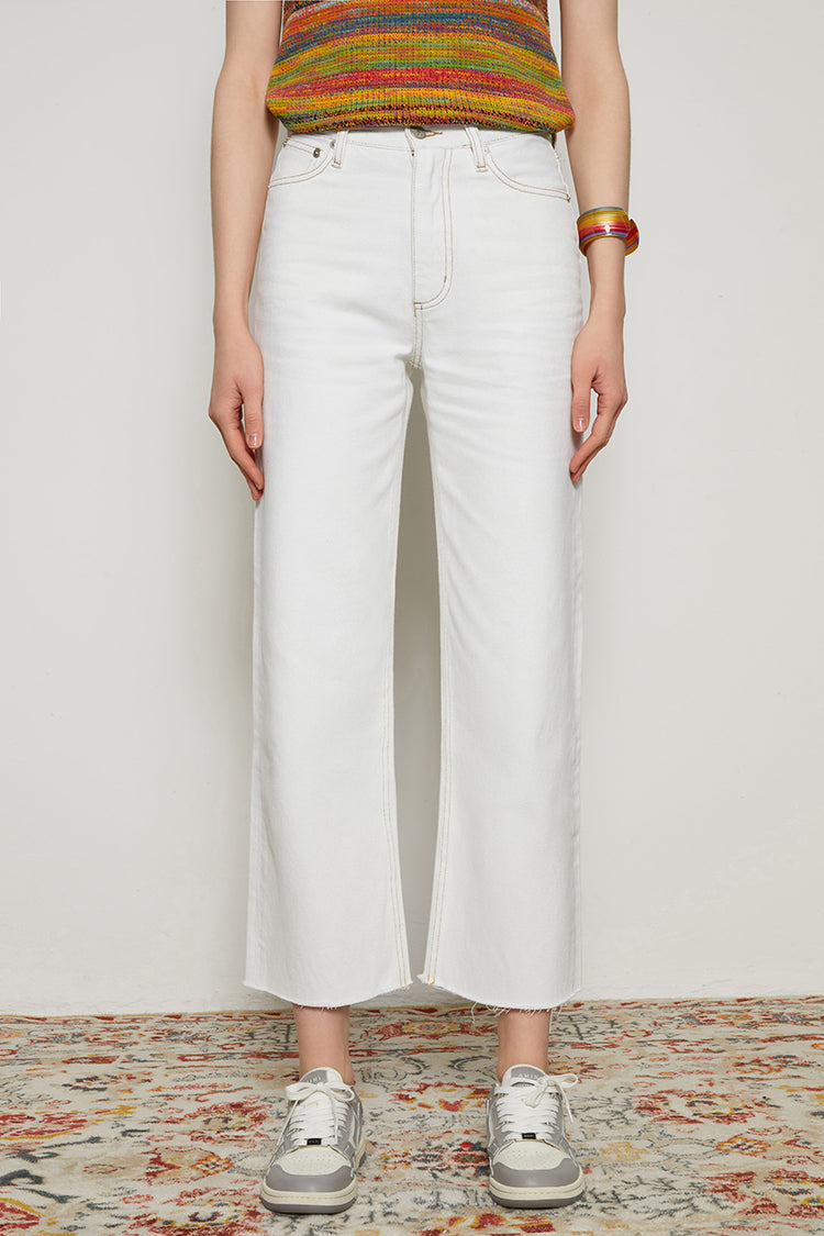 Hey Joanie 70'S Crop Loose Straight Jeans