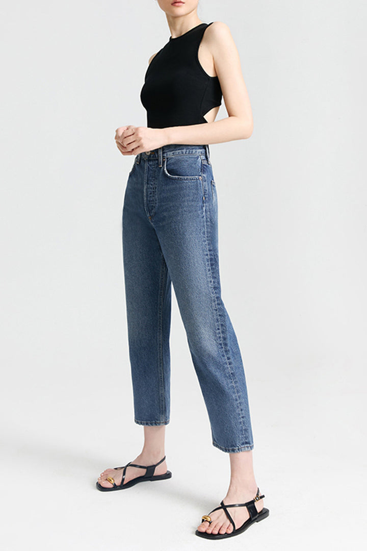 AGOLDE 90'S CROP MID RISE STRAIGHT