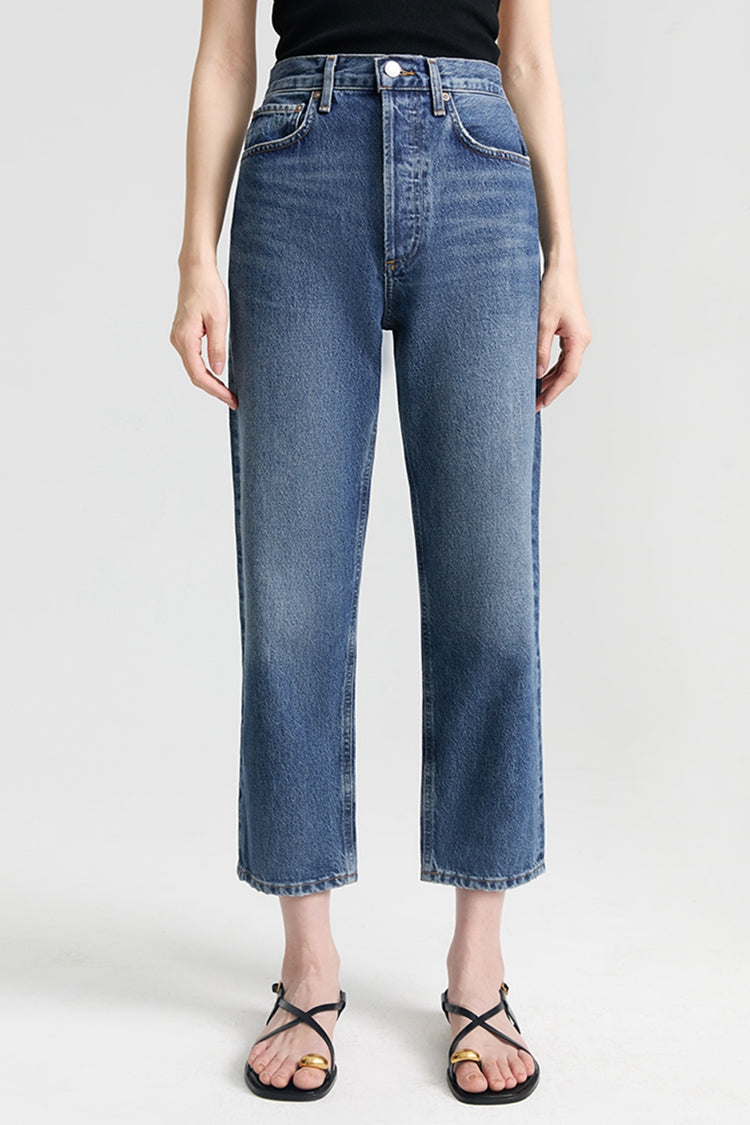 AGOLDE 90'S CROP MID RISE STRAIGHT