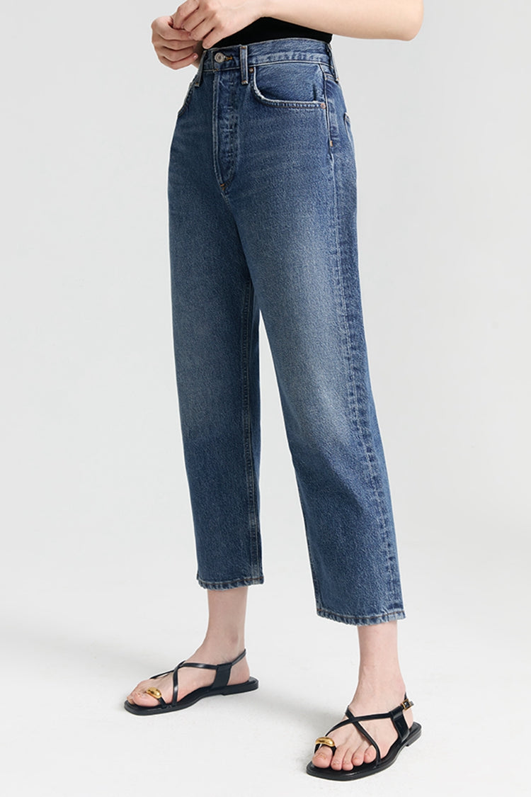 AGOLDE 90'S CROP MID RISE STRAIGHT
