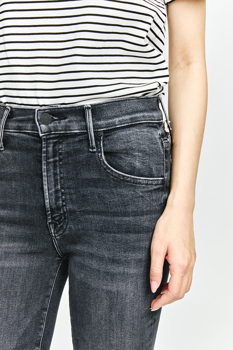 MOTHER The Insider Crop Step Fray
