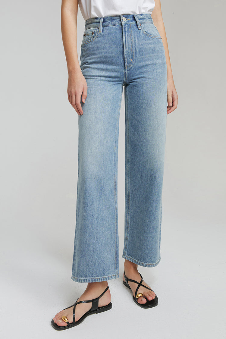 Hey Joanie The Cityer Crop Wide Jeans
