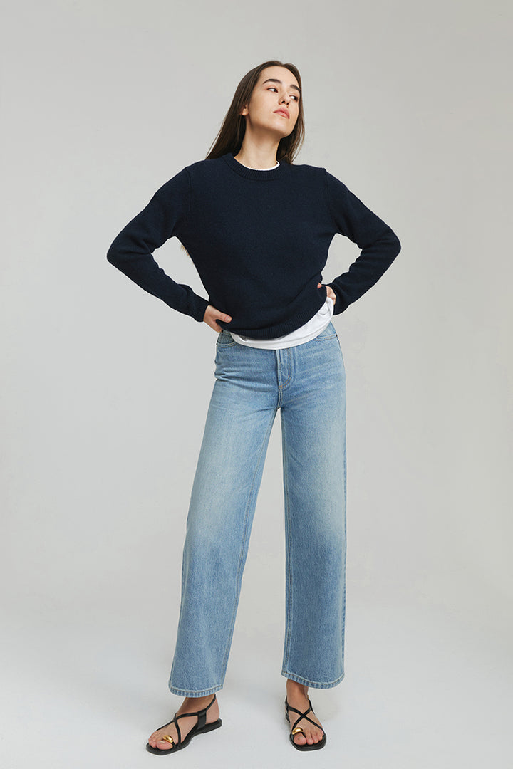 Hey Joanie The Cityer Crop Wide Jeans