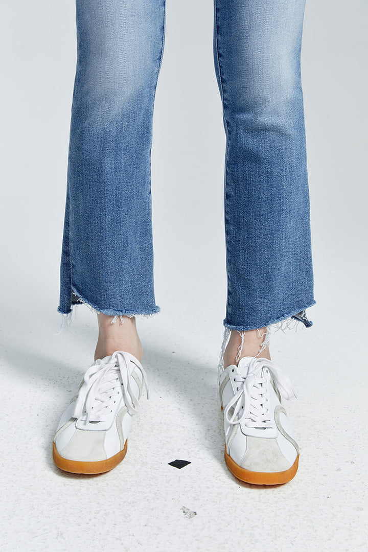 MOTHER The Insider Crop Step Fray