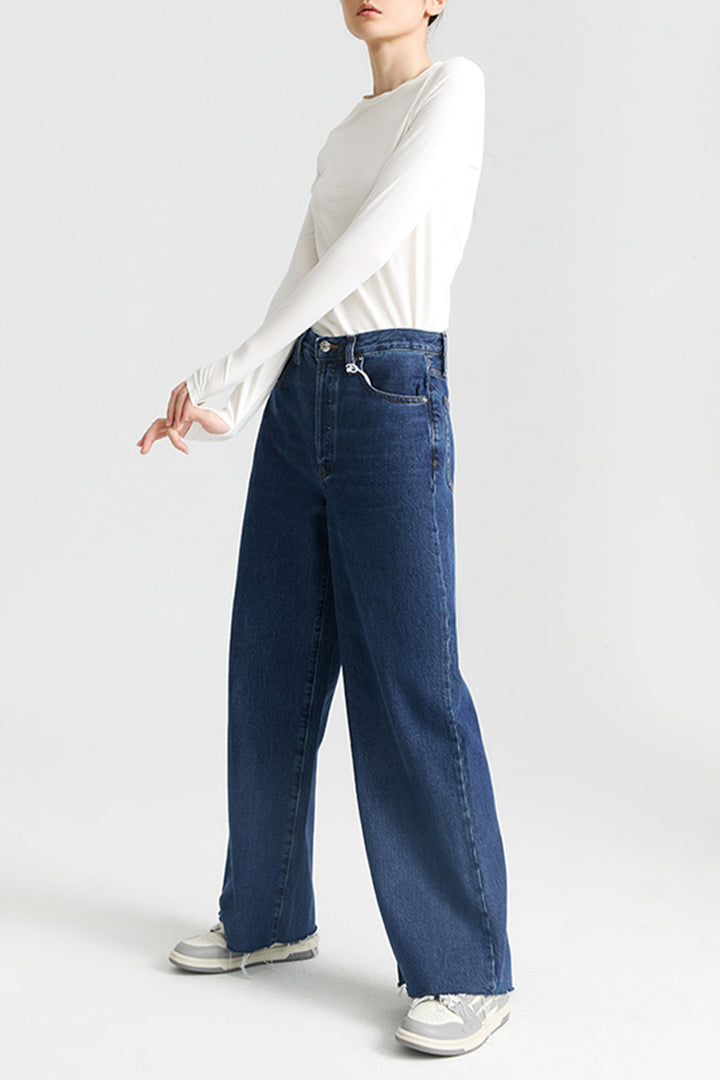 FRAME Le Low Baggy Wide Leg