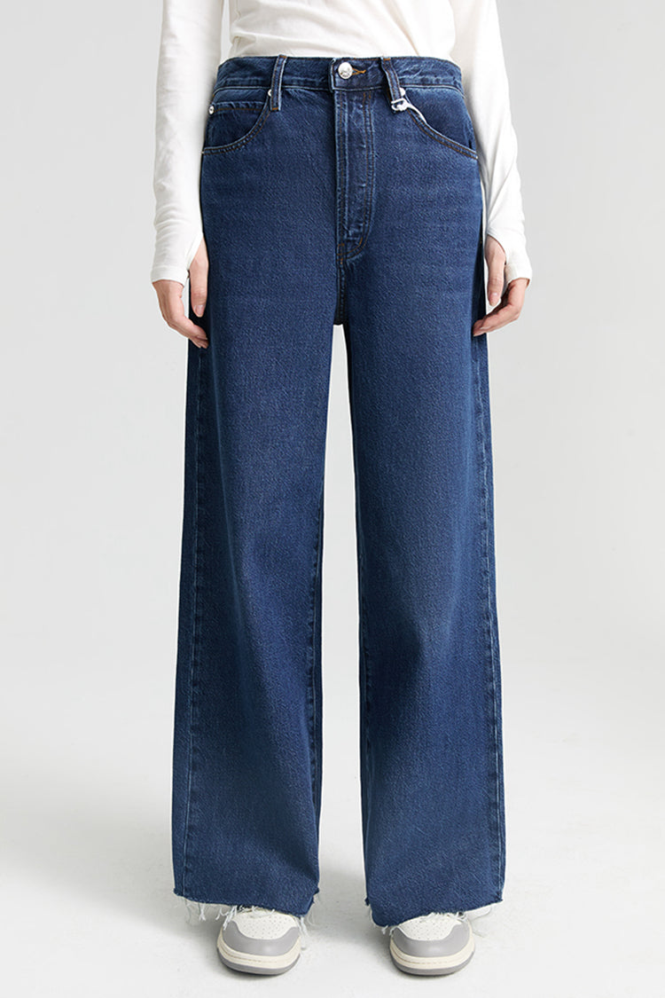 FRAME Le Low Baggy Wide Leg