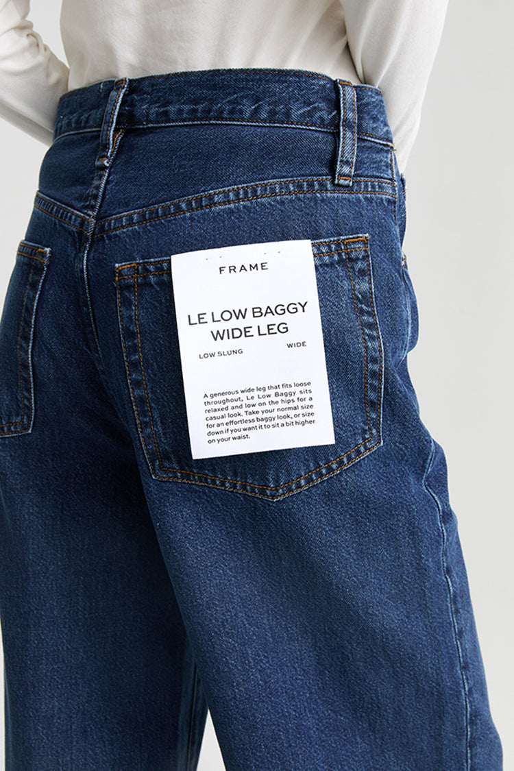 FRAME Le Low Baggy Wide Leg