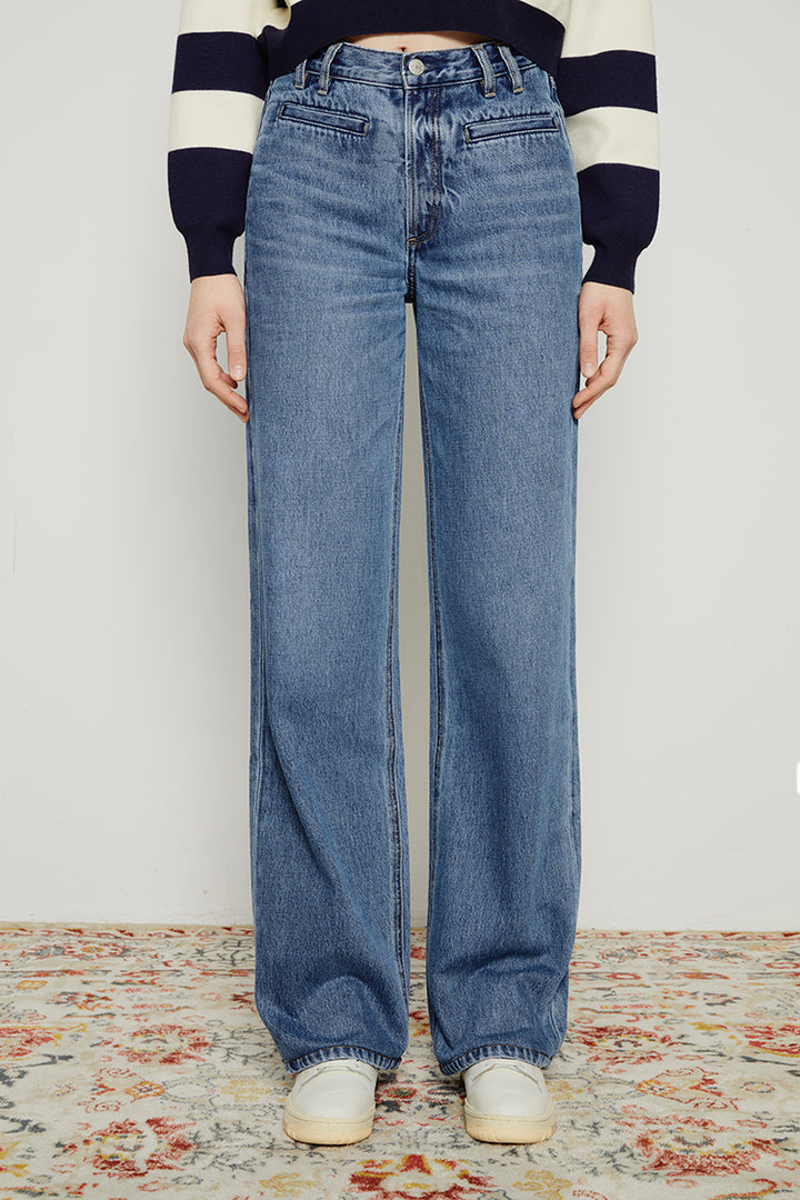 Hey Joanie Coney Island Whitefish High Rise Wide Jeans