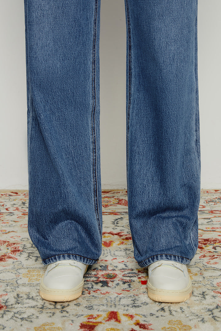 Hey Joanie Coney Island Whitefish High Rise Wide Jeans
