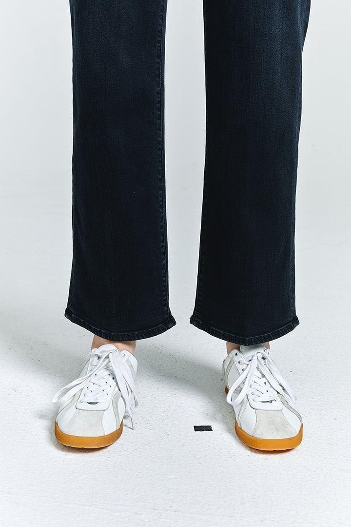 MOTHER PETITES The Lil Mid Rise Zip Rambler