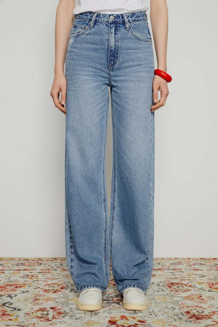 Hey Joanie Coney Island Whitefish High Rise Wide Jeans