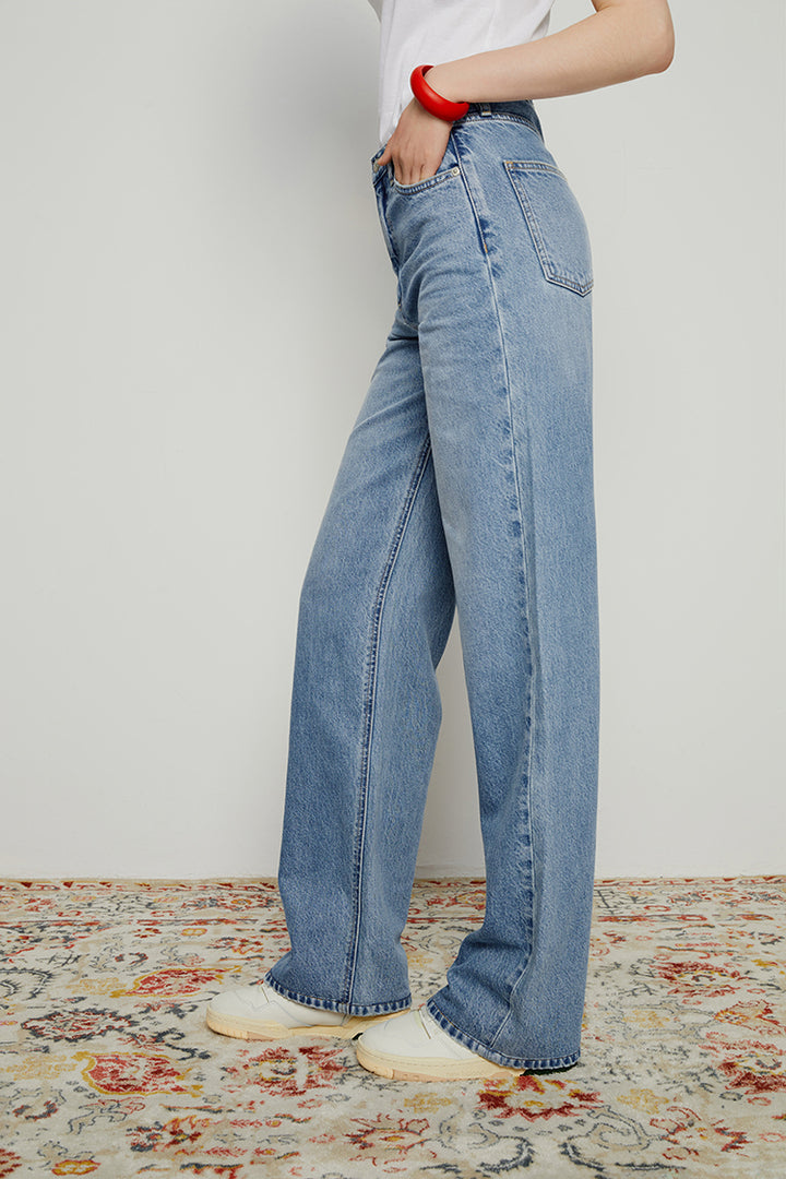 Hey Joanie Coney Island Whitefish High Rise Wide Jeans