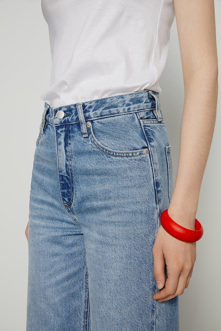 Hey Joanie Coney Island Whitefish High Rise Wide Jeans
