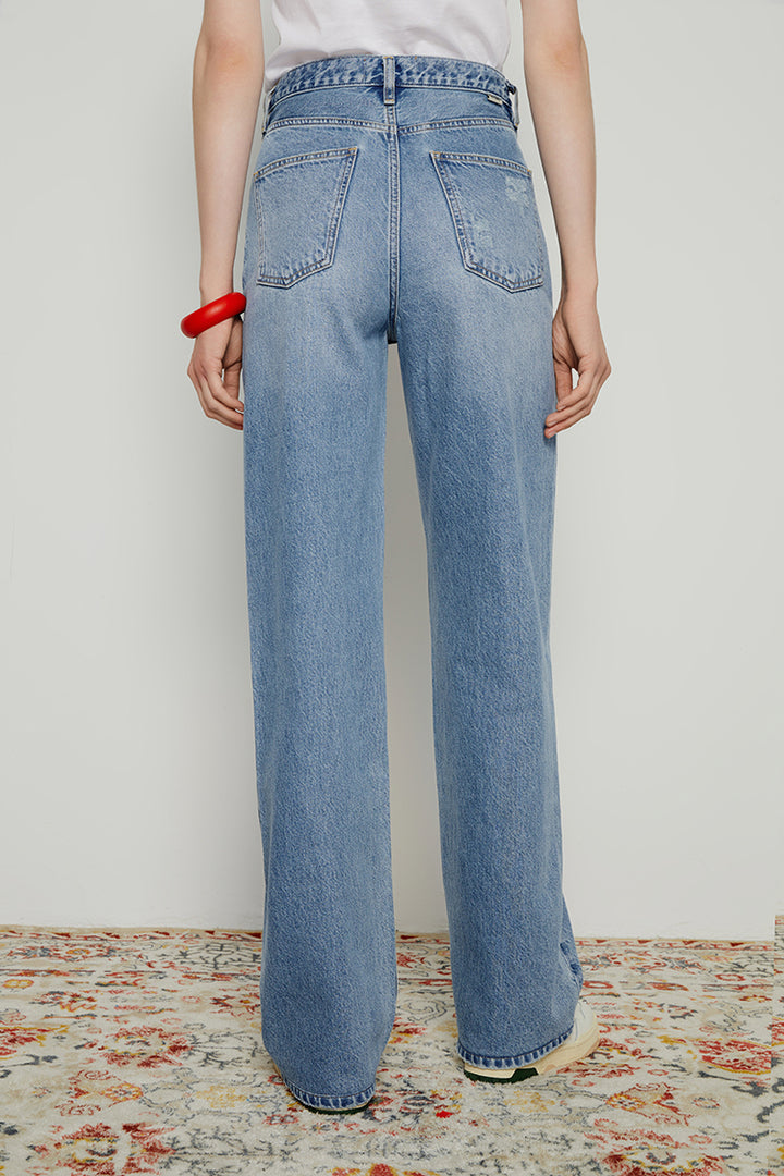 Hey Joanie Coney Island Whitefish High Rise Wide Jeans