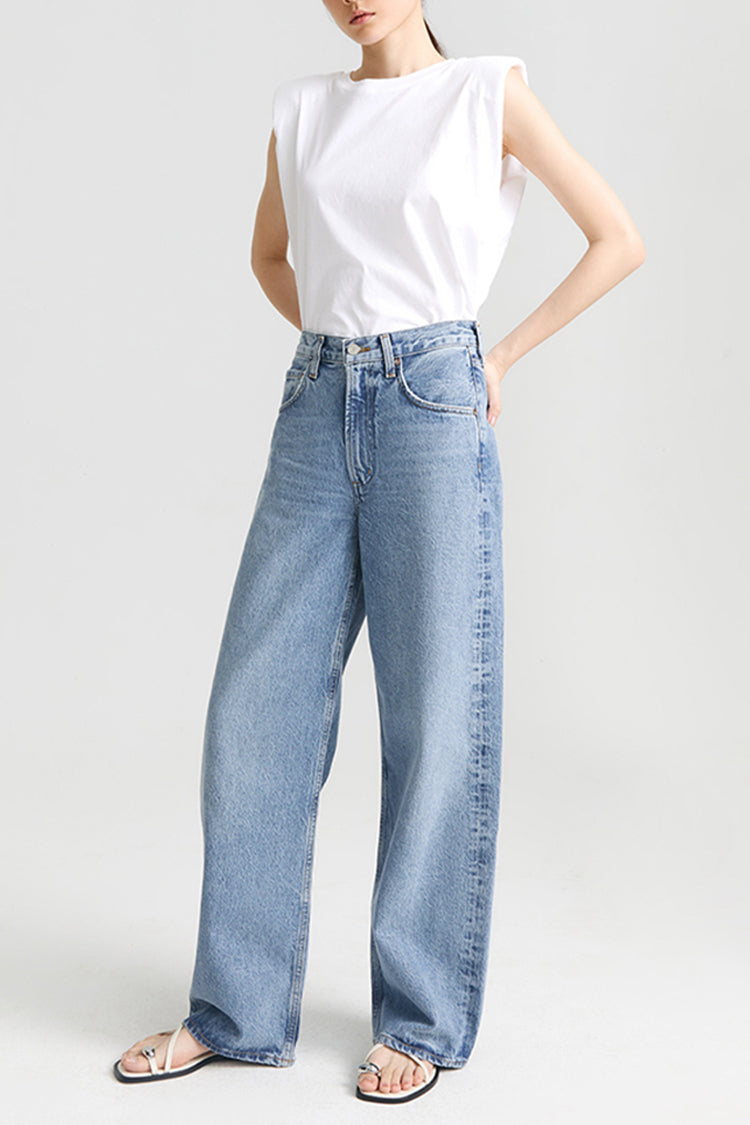AGOLDE LOW CURVE JEAN PETITE