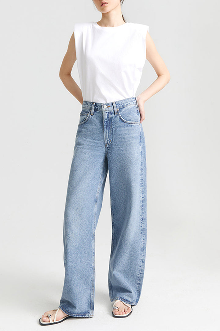 AGOLDE LOW CURVE JEAN PETITE