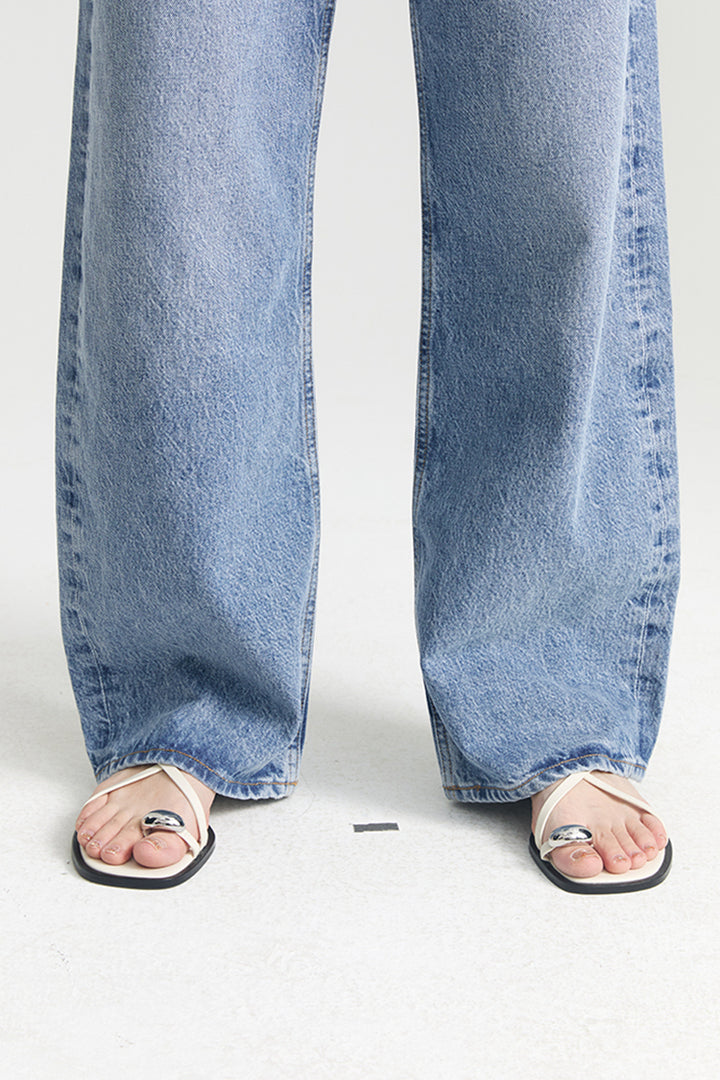 AGOLDE LOW CURVE JEAN PETITE