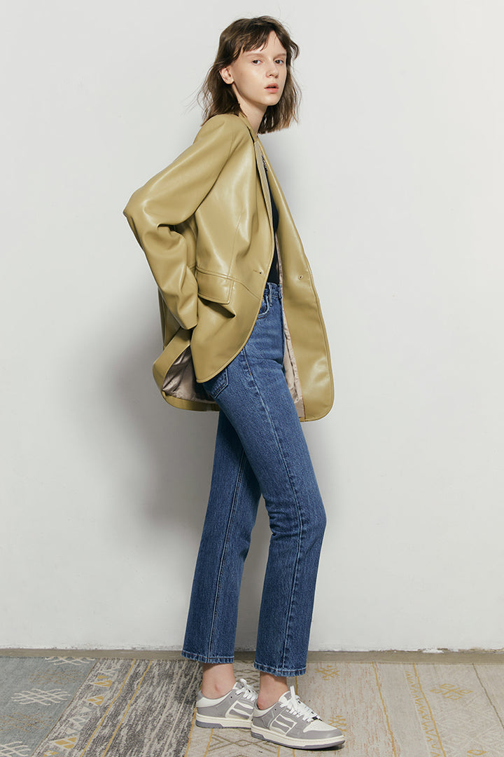 Hey Joanie Activity Grrrl High Rise Kick Crop Jeans