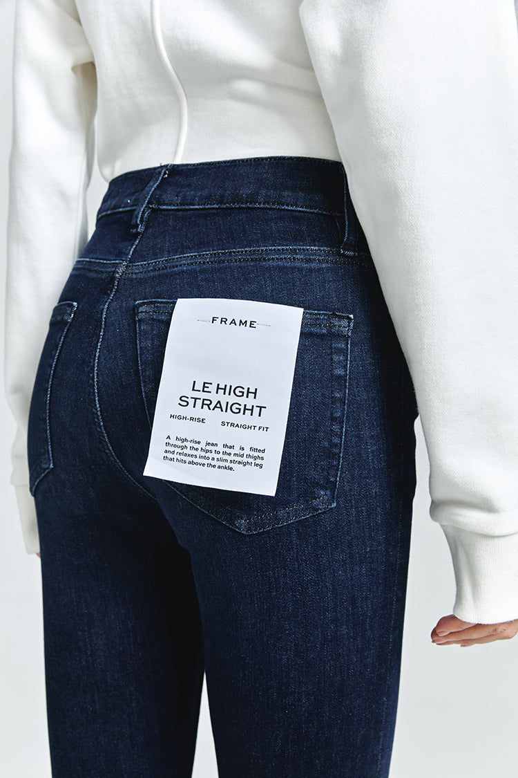 FRAME Le High Straight