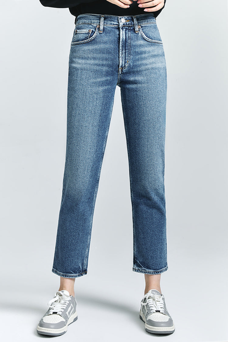 AGOLDE KYE MID RISE STRAIGHT CROP (STRETCH)