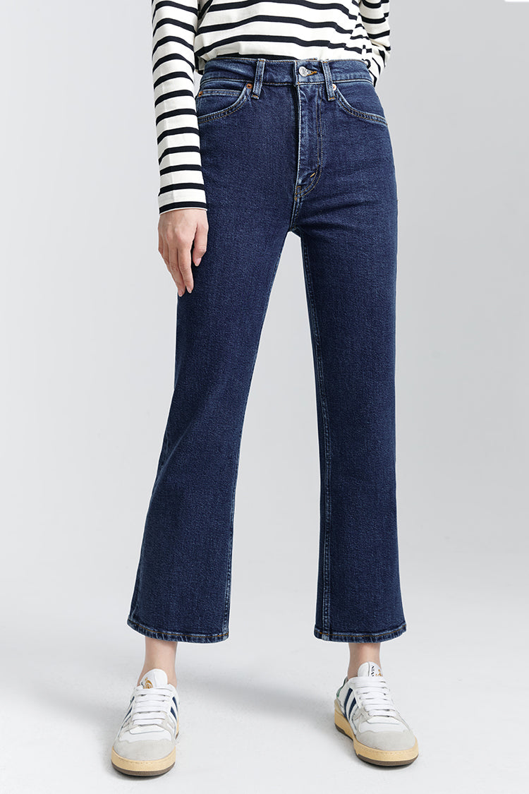 RE/DONE COMFORT STRETCH 70S CROP BOOT