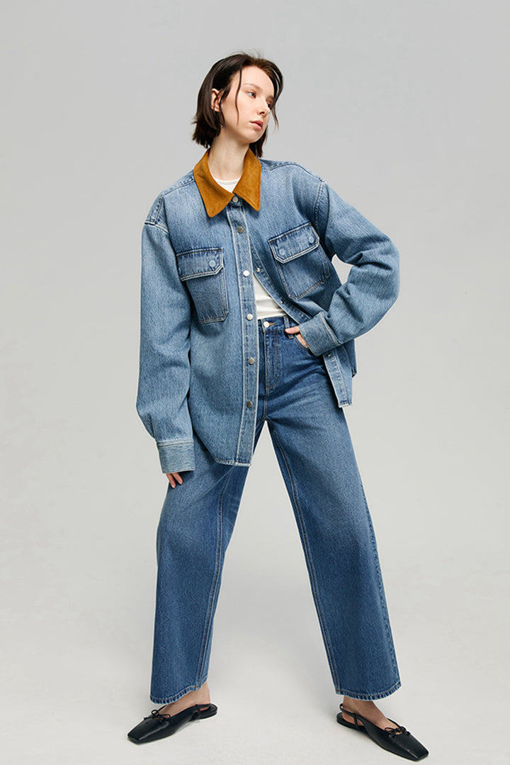 Hey Joanie The Cityer Crop Wide Jeans