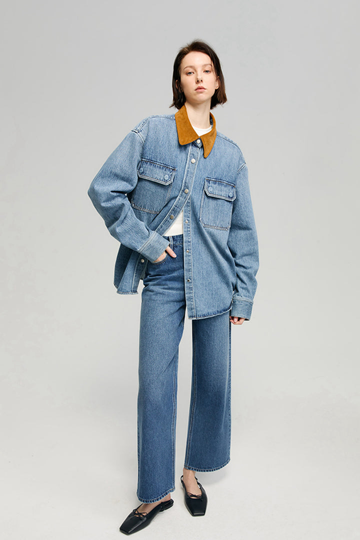 Hey Joanie The Cityer Crop Wide Jeans