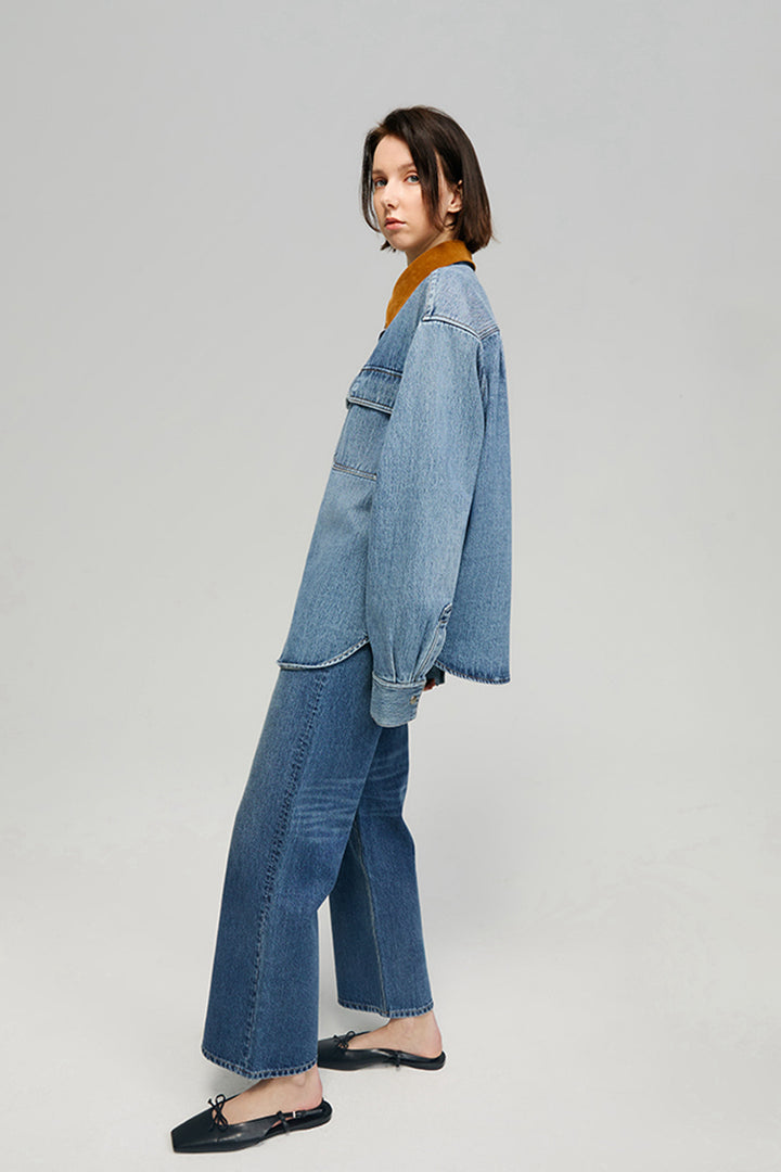 Hey Joanie The Cityer Crop Wide Jeans