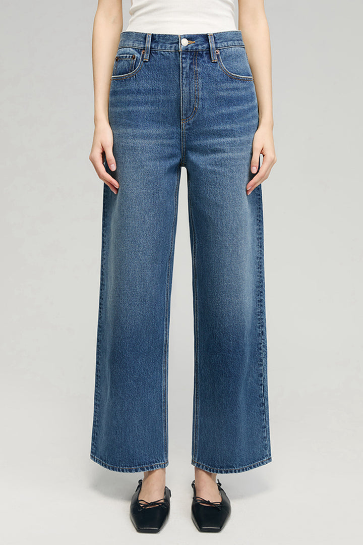 Hey Joanie The Cityer Crop Wide Jeans