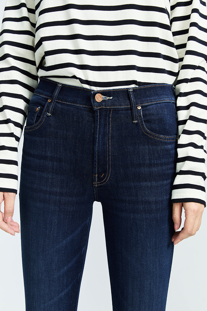 MOTHER PETITES The Lil Insider Crop Step Fray