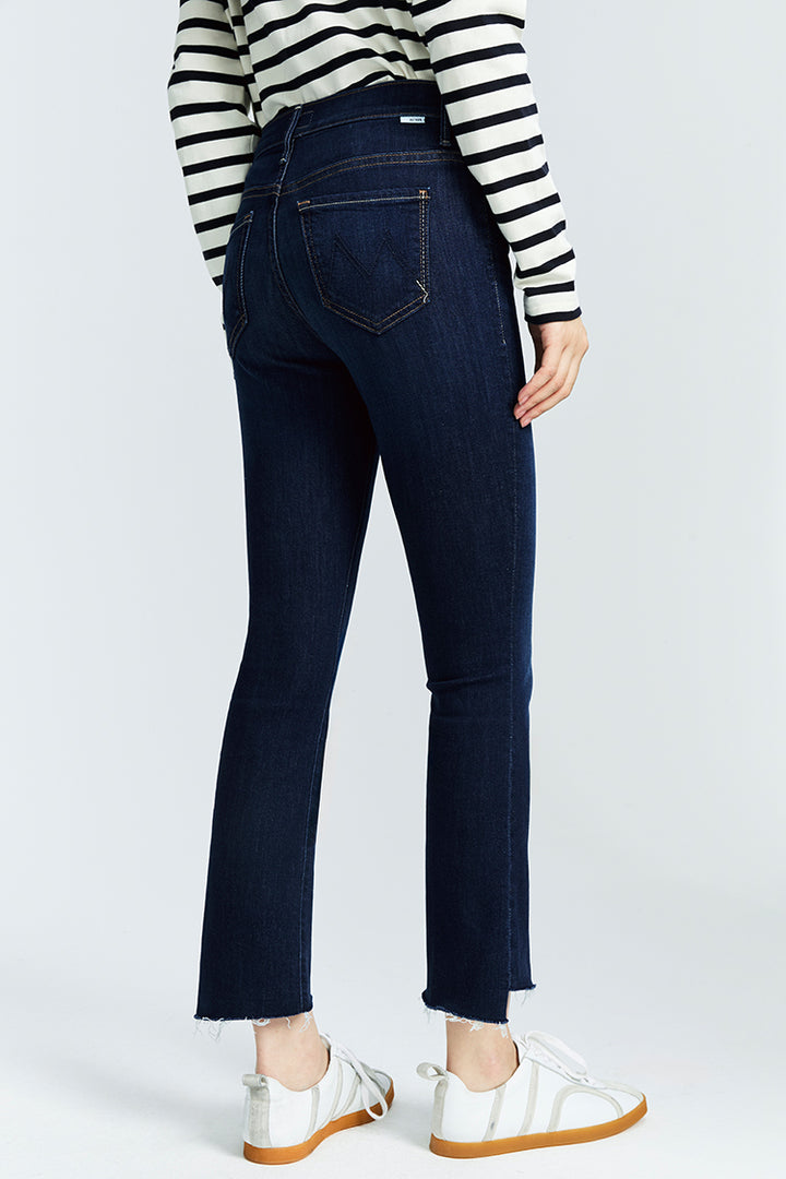MOTHER PETITES The Lil Insider Crop Step Fray