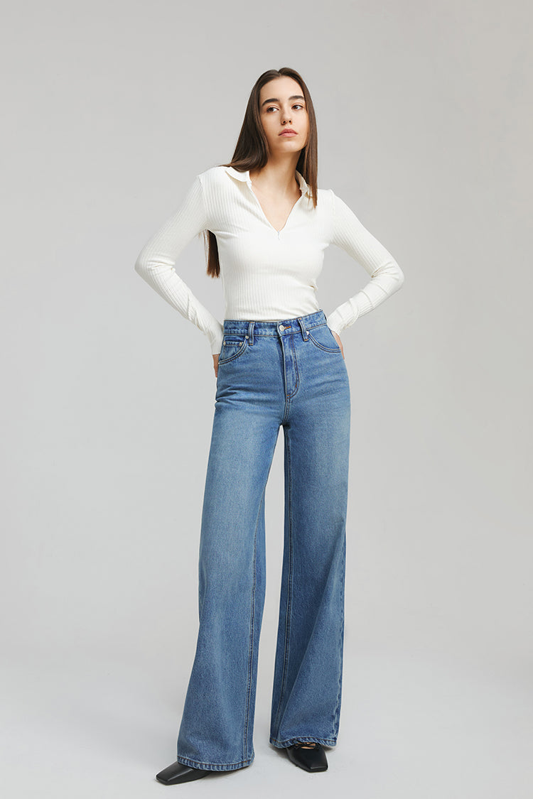 Hey Joanie Angeles High Rise Baggy Jeans