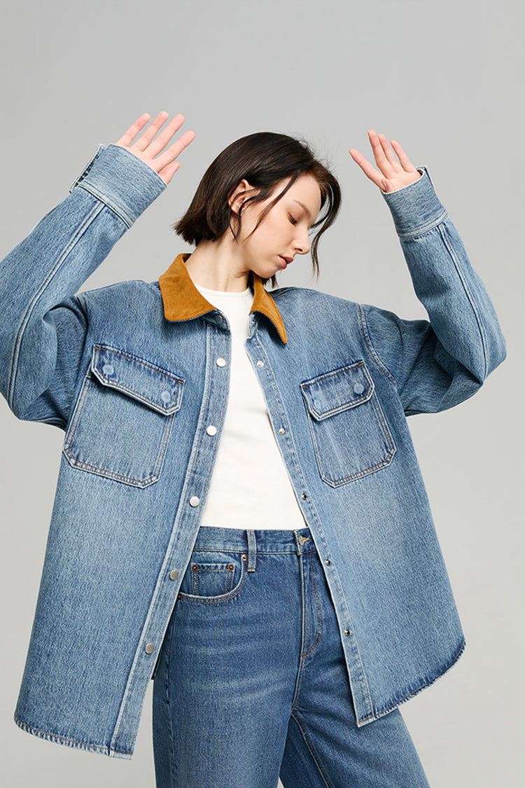 Hey Joanie California Sunset Denim Shirt
