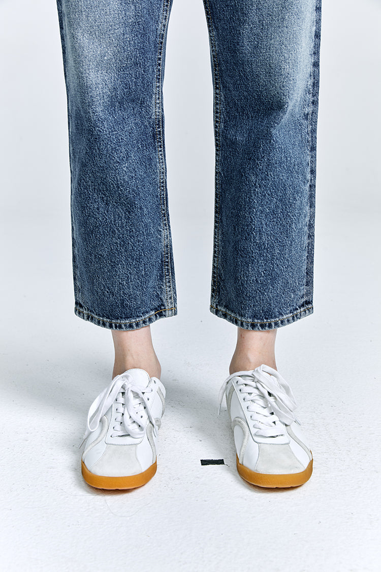 AGOLDE 90'S CROP MID RISE STRAIGHT