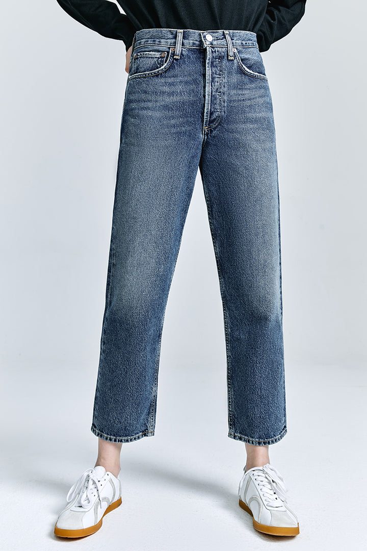 AGOLDE 90'S CROP MID RISE STRAIGHT