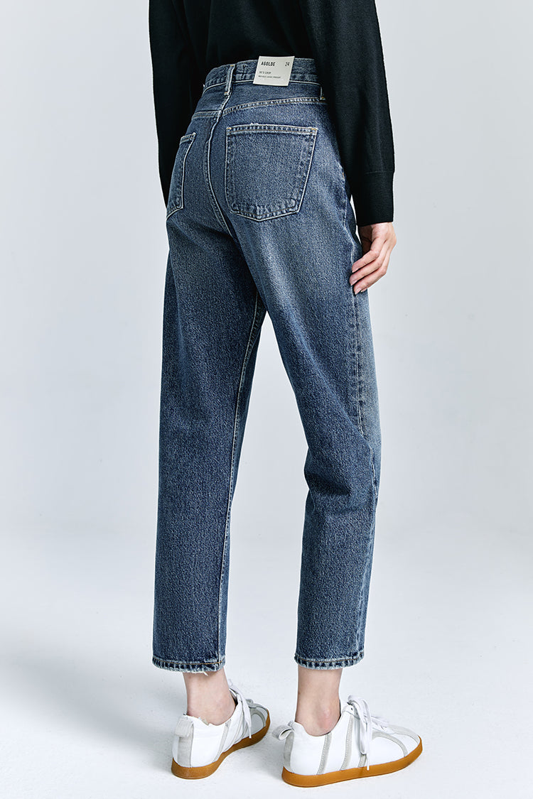 AGOLDE 90'S CROP MID RISE STRAIGHT