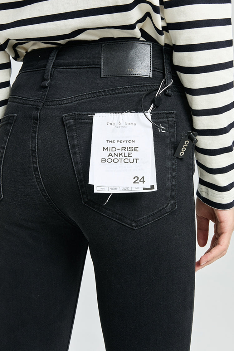 Rag & Bone Epic Peyton Mid-Rise Bootcut Ankle Jeans