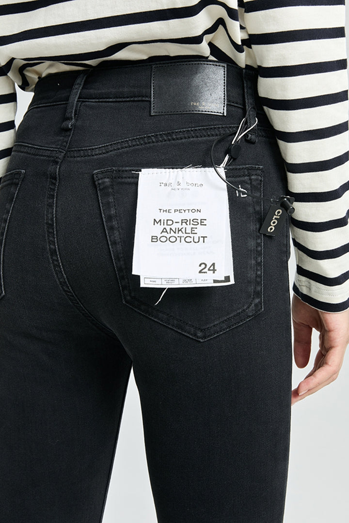 Rag & Bone Epic Peyton Mid-Rise Bootcut Ankle Jeans