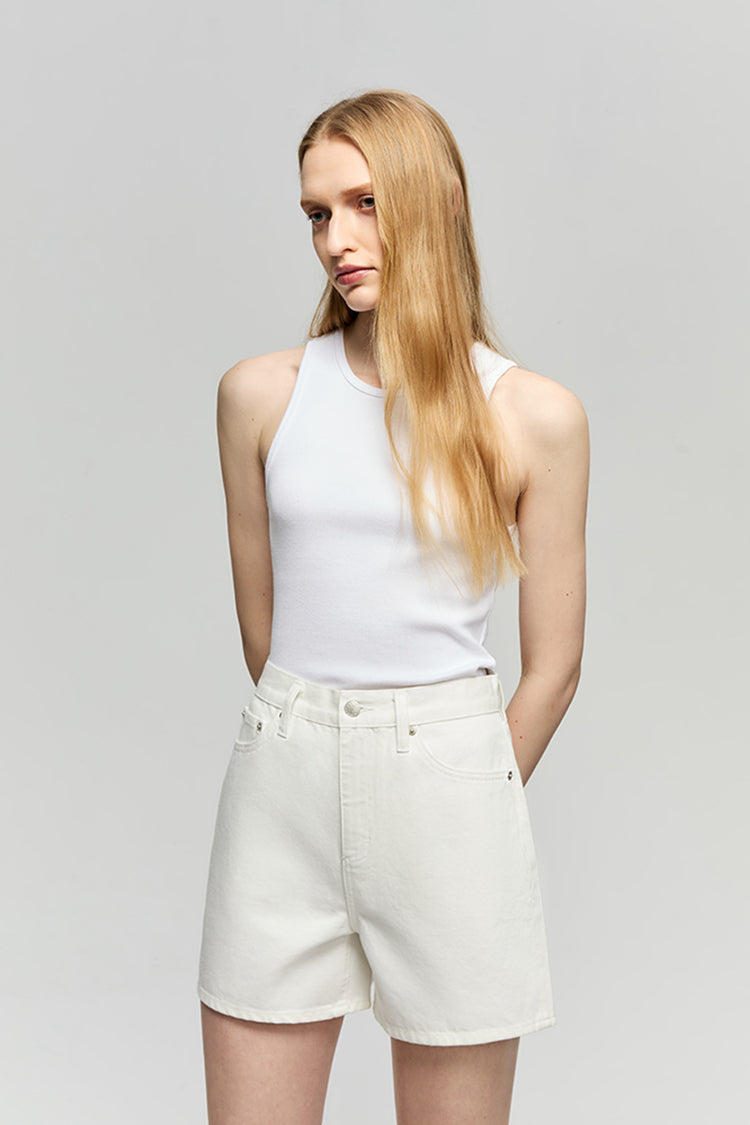 Hey Joanie Golden Hour High Rise Girlfriend Shorts