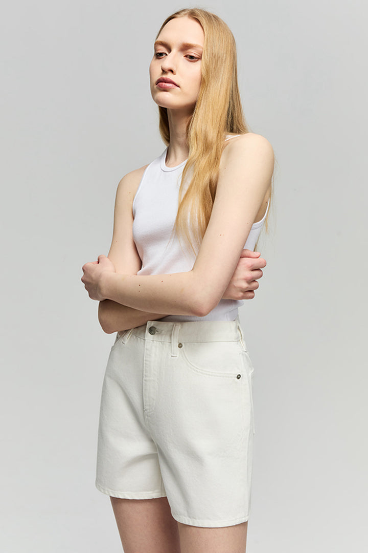 Hey Joanie Golden Hour High Rise Girlfriend Shorts