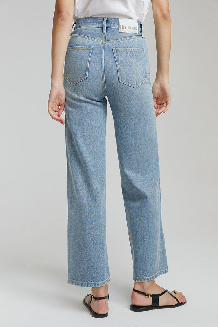 Hey Joanie The Cityer Crop Wide Jeans