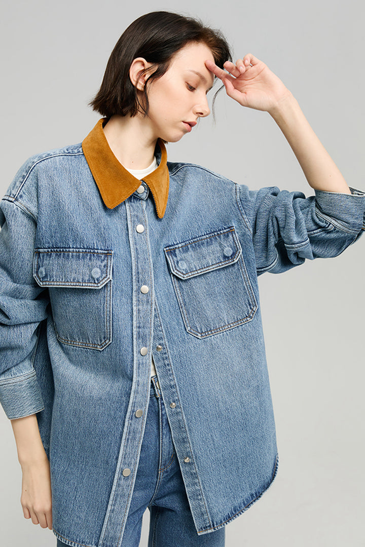 Hey Joanie California Sunset Denim Shirt