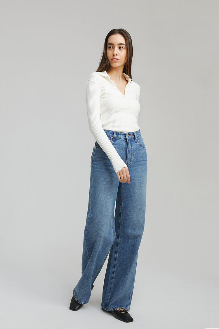 Hey Joanie Angeles High Rise Baggy Jeans