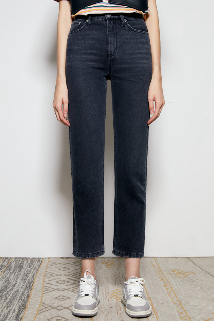 Hey Joanie Chelsea High Rise Straight Crop Jeans