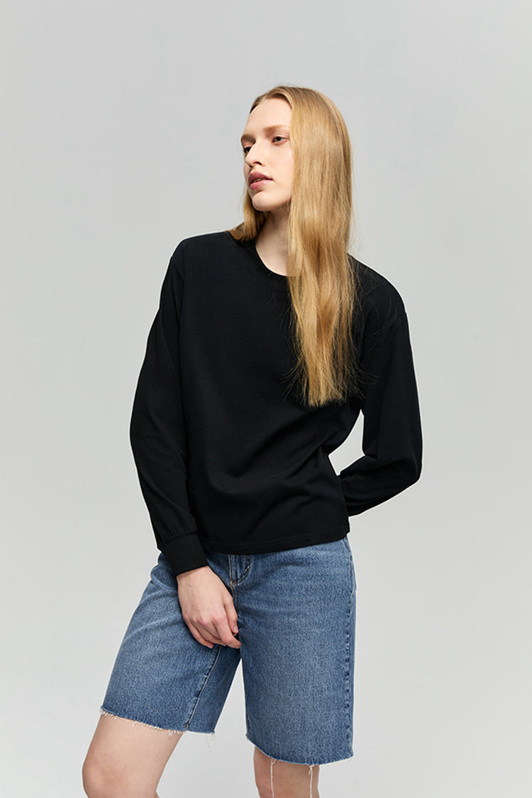 Hey Joanie Lazy Crew Long Sleeve
