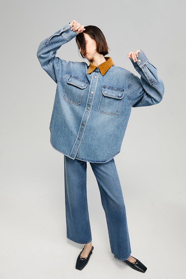 Hey Joanie California Sunset Denim Shirt