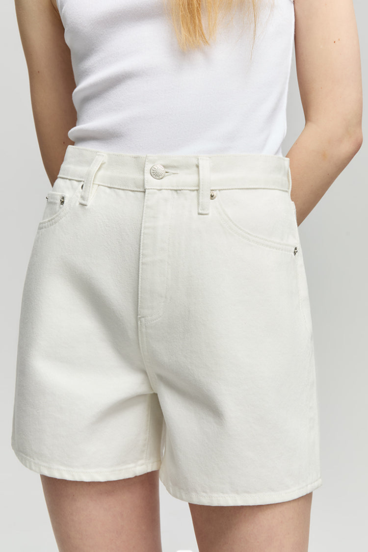 Hey Joanie Golden Hour High Rise Girlfriend Shorts
