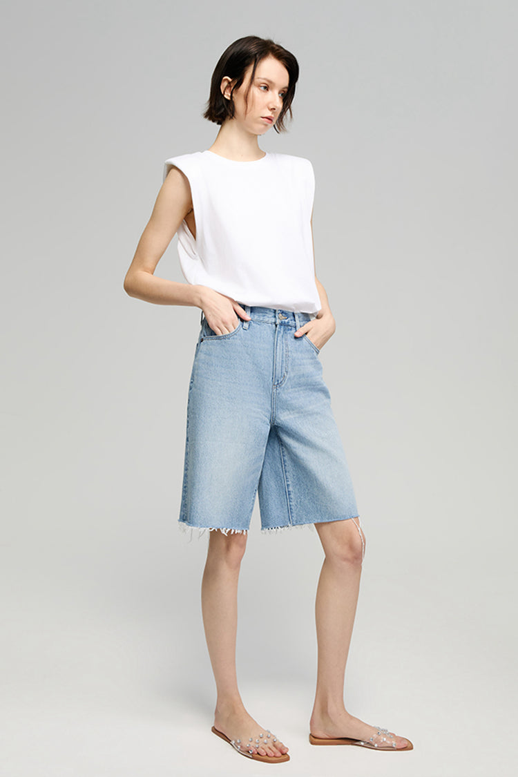Hey Joanie Coastal Breeze 90's Bermuda Shorts