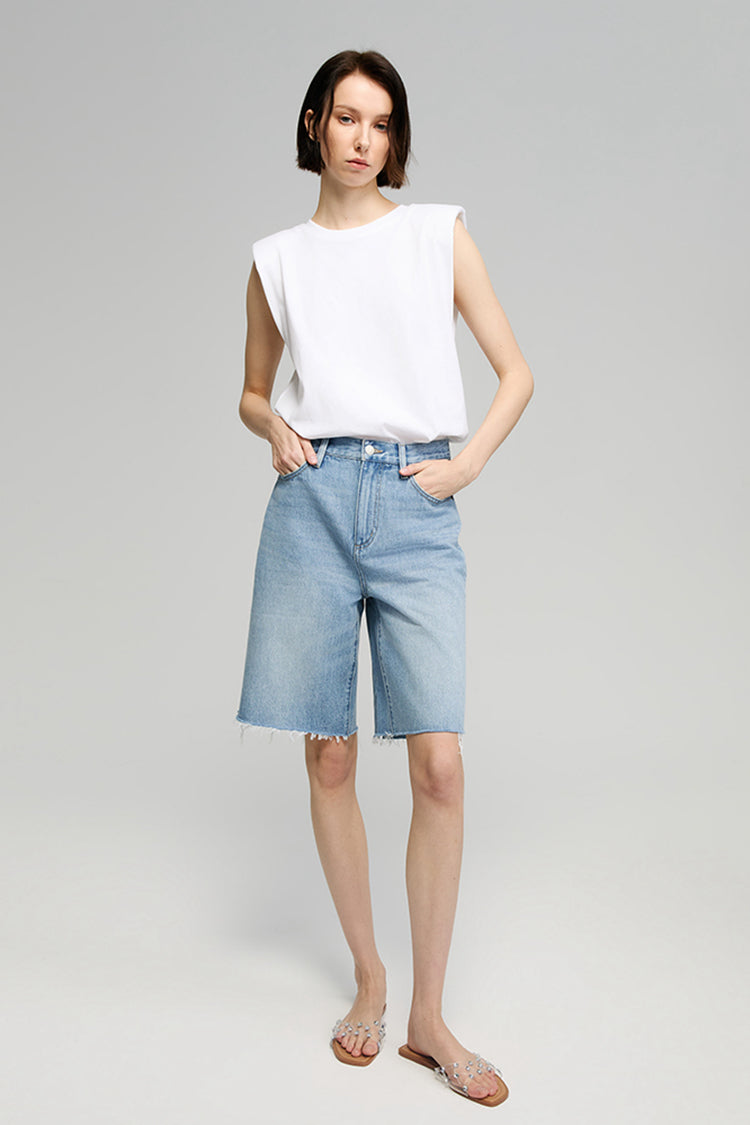Hey Joanie Coastal Breeze 90's Bermuda Shorts
